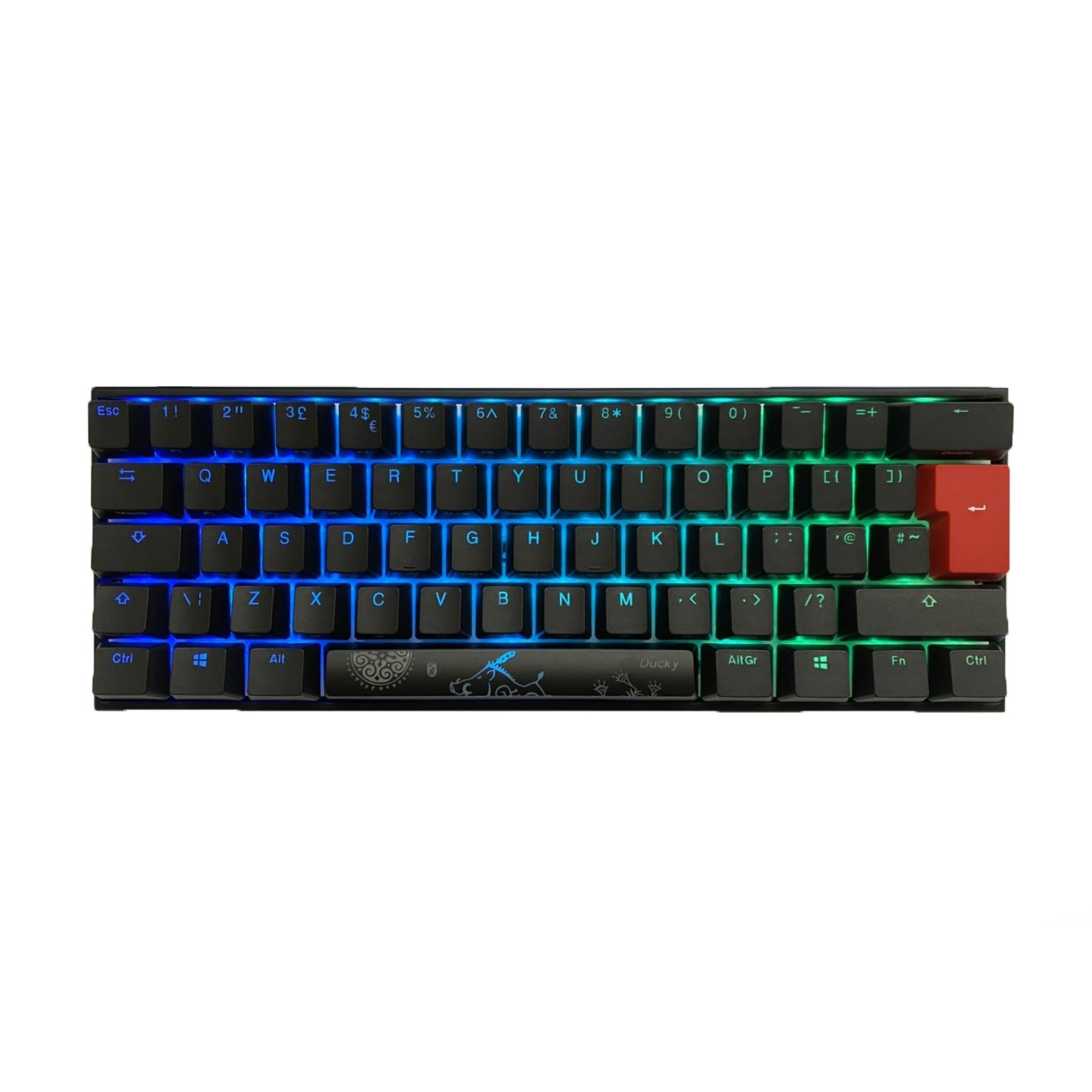 Ducky One 2 Mini Rgb Mechanical Gaming Keyboard Kailh Box White Switch Rgb Backlit Usb Dkon2061st Kukpdaztw Ccl Computers