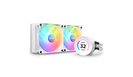 NZXT Kraken Elite 240mm Liquid Cooler with LCD Display and RGB Fans - White