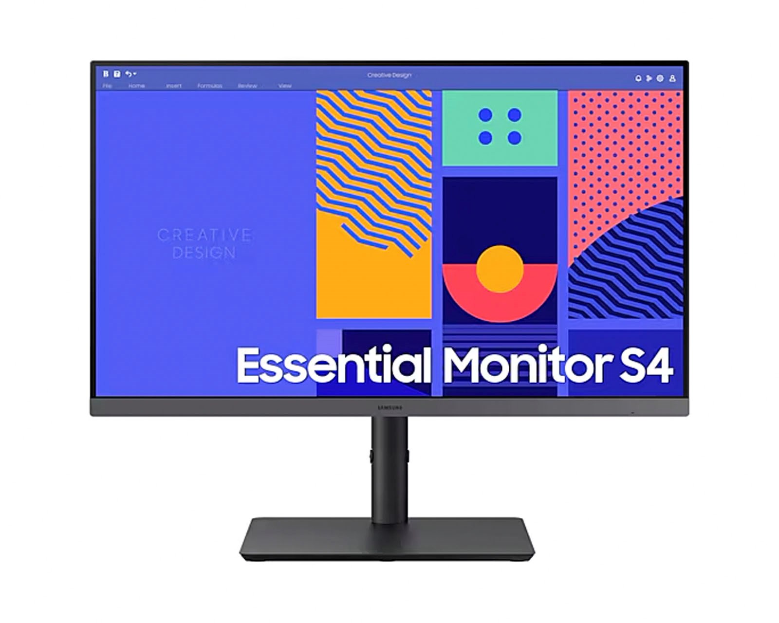 Photos - Monitor Samsung S43GC 24" Full HD  - IPS, 100Hz, 4ms, HDMI, DP LS24C432GAUX 