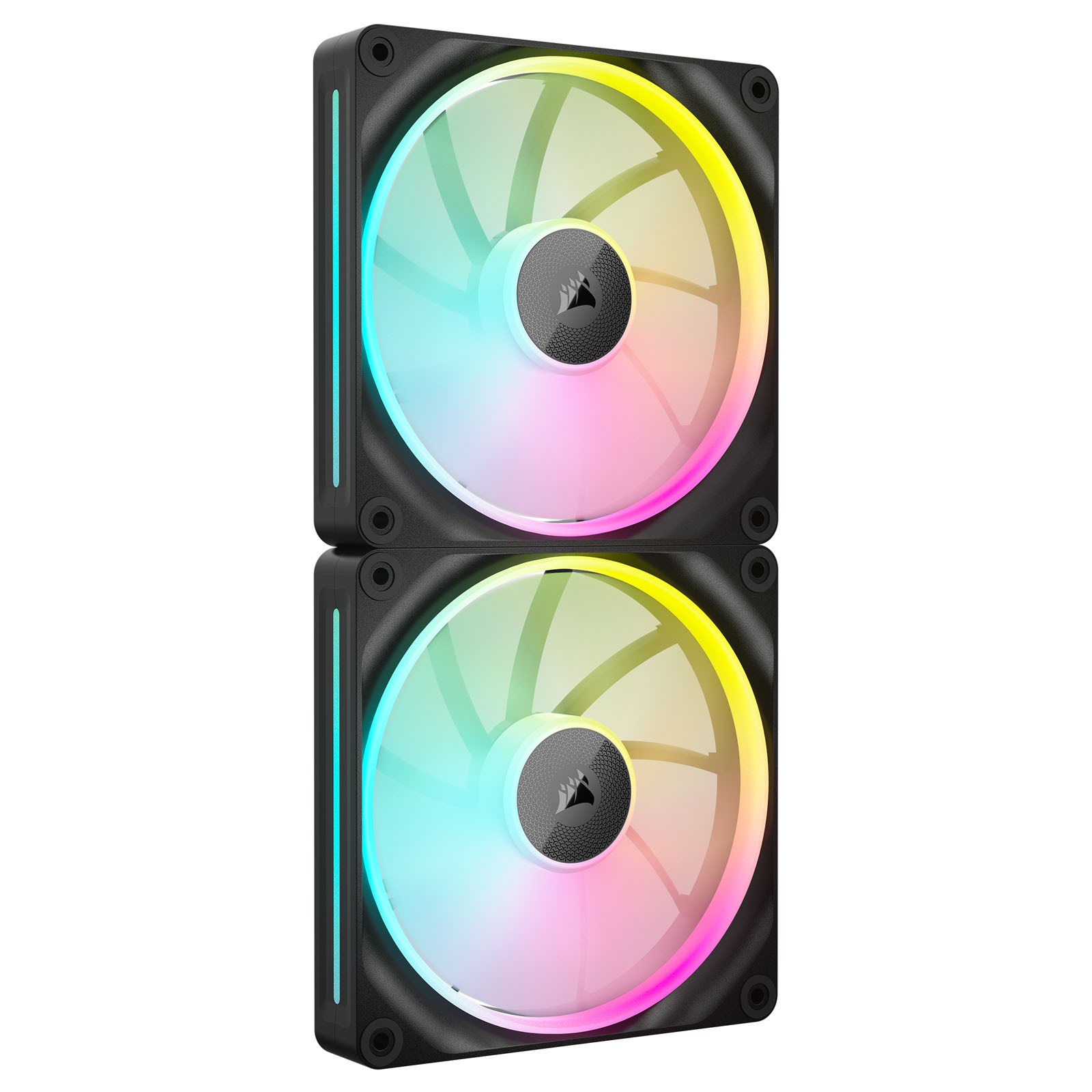 Corsair iCUE LINK LX140 RGB 140mm PWM Starter Kit of Two Fans in Black