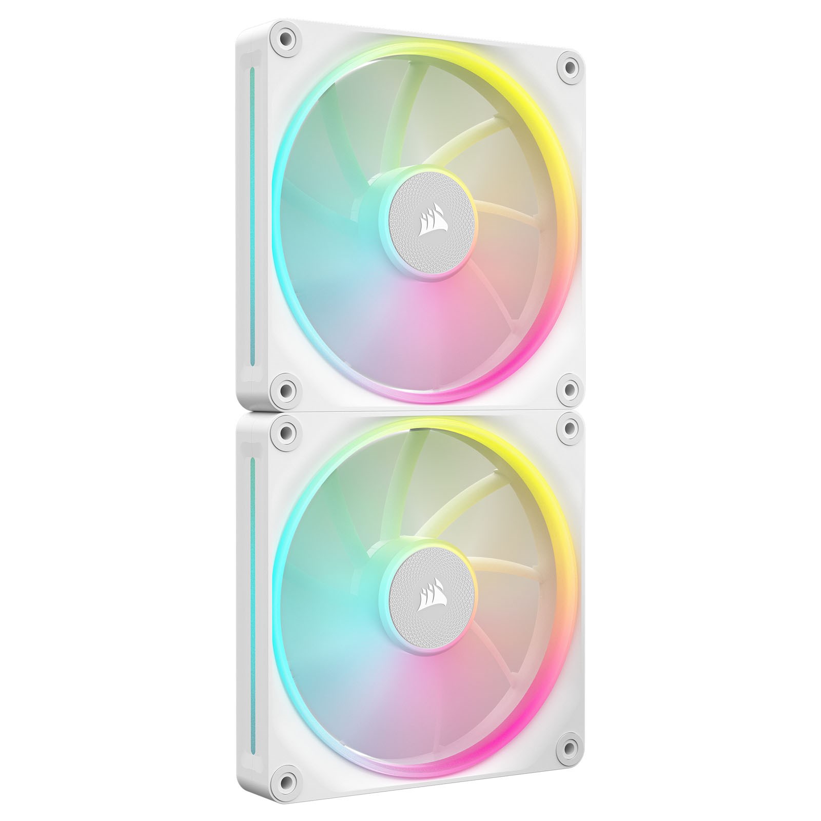 Corsair iCUE LINK LX140 RGB 140mm PWM Starter Kit of Two Fans in White