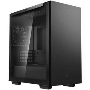 DeepCool MACUBE 110 Mid Tower Case, Black, mATX, Tempered Glass