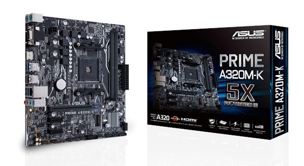 ASUS PRIME A320M-K AMD Socket AM4 