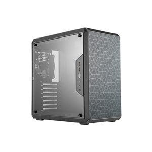 Case ATX Masterbox Q500L Compact Windowed Midi ATX PC Gaming Case (Black)