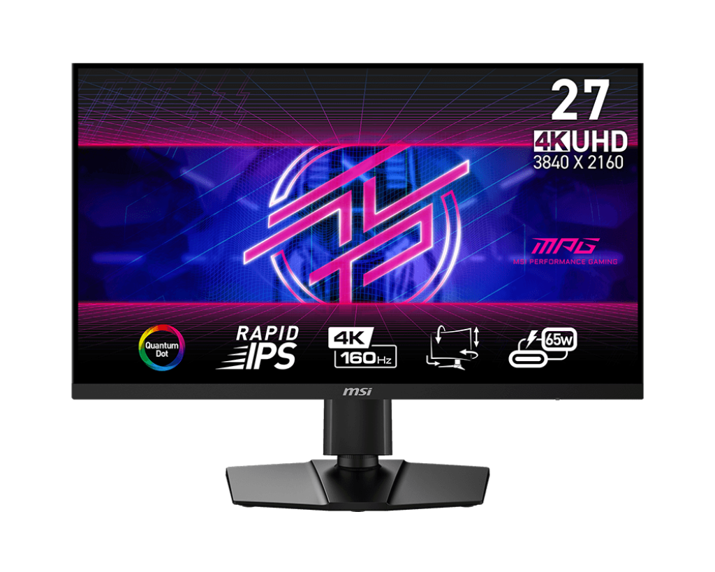 MSI MPG 274URF QD 27" 4K UHD Gaming Monitor - IPS, 160Hz, 0.5ms, HDMI, DP