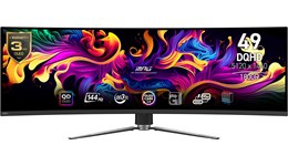 MSI MPG 491CQP QD-OLED 49" UltraWide Curved Gaming Monitor - OLED, 144Hz, 0.03ms