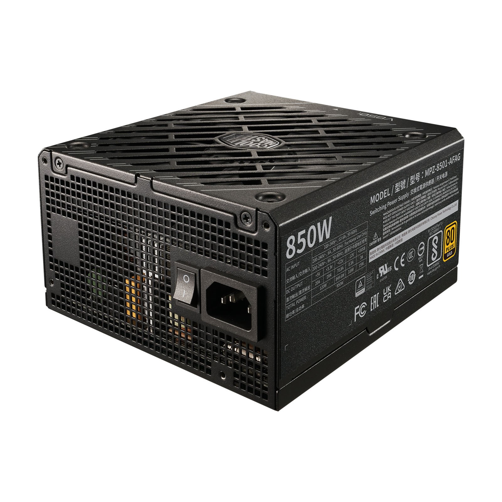 Cooler Master V850 Gold i Multi 850W Modular Power Supply 80 Plus Gold