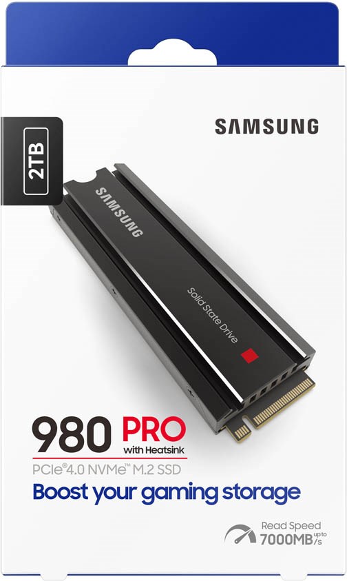 Samsung 980 PRO with Heatsink 2TB M.2-2280 PCIe 4.0 x4 NVMe