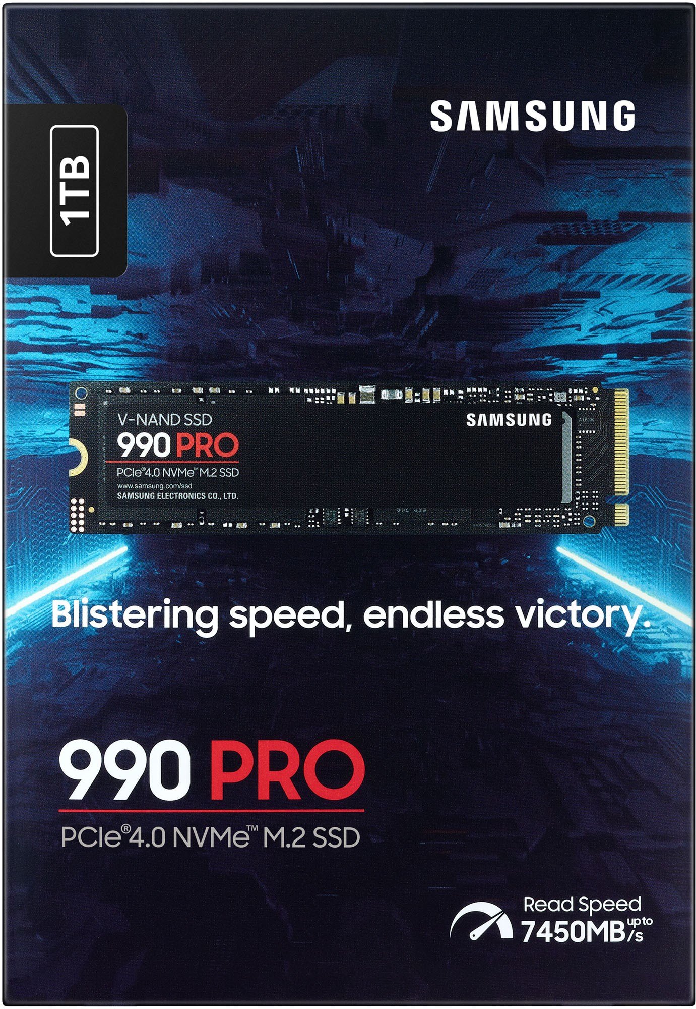 1TB Samsung 990 PRO M.2-2280 PCIe 4.0 x4 NVMe SSD - MZ-V9P1T0BW | CCL