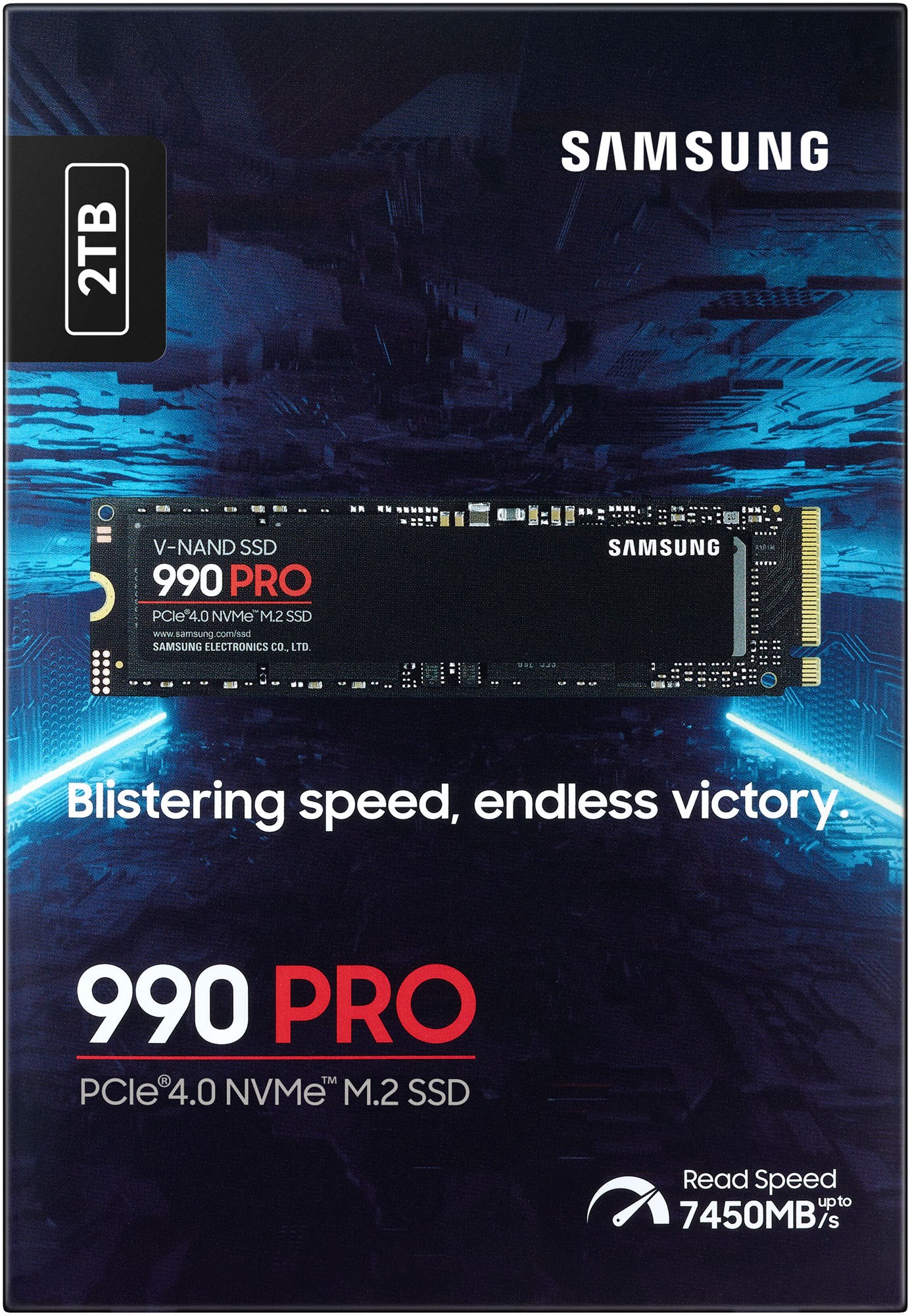 2TB Samsung 990 PRO M.2-2280 PCIe 4.0 x4 NVMe SSD - MZ-V9P2T0BW | CCL