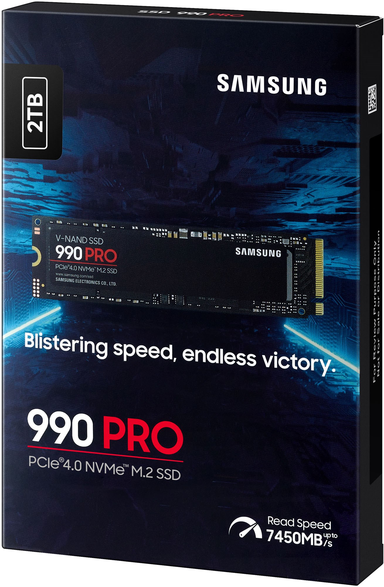 2TB Samsung 990 PRO M.2-2280 PCIe 4.0 x4 NVMe SSD - MZ-V9P2T0BW | CCL