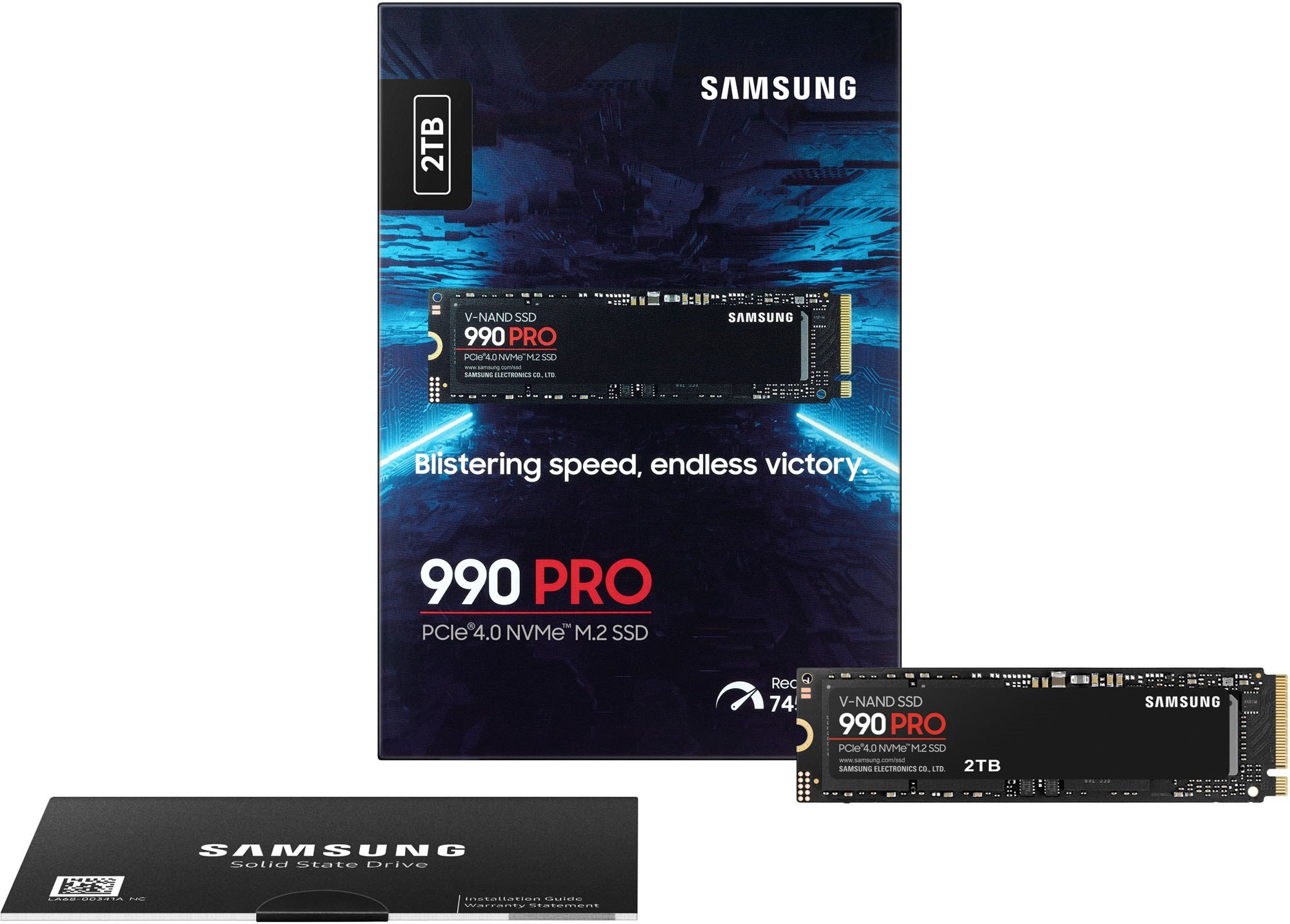 2TB Samsung 990 PRO M.2-2280 PCIe 4.0 x4 NVMe SSD - MZ-V9P2T0BW | CCL