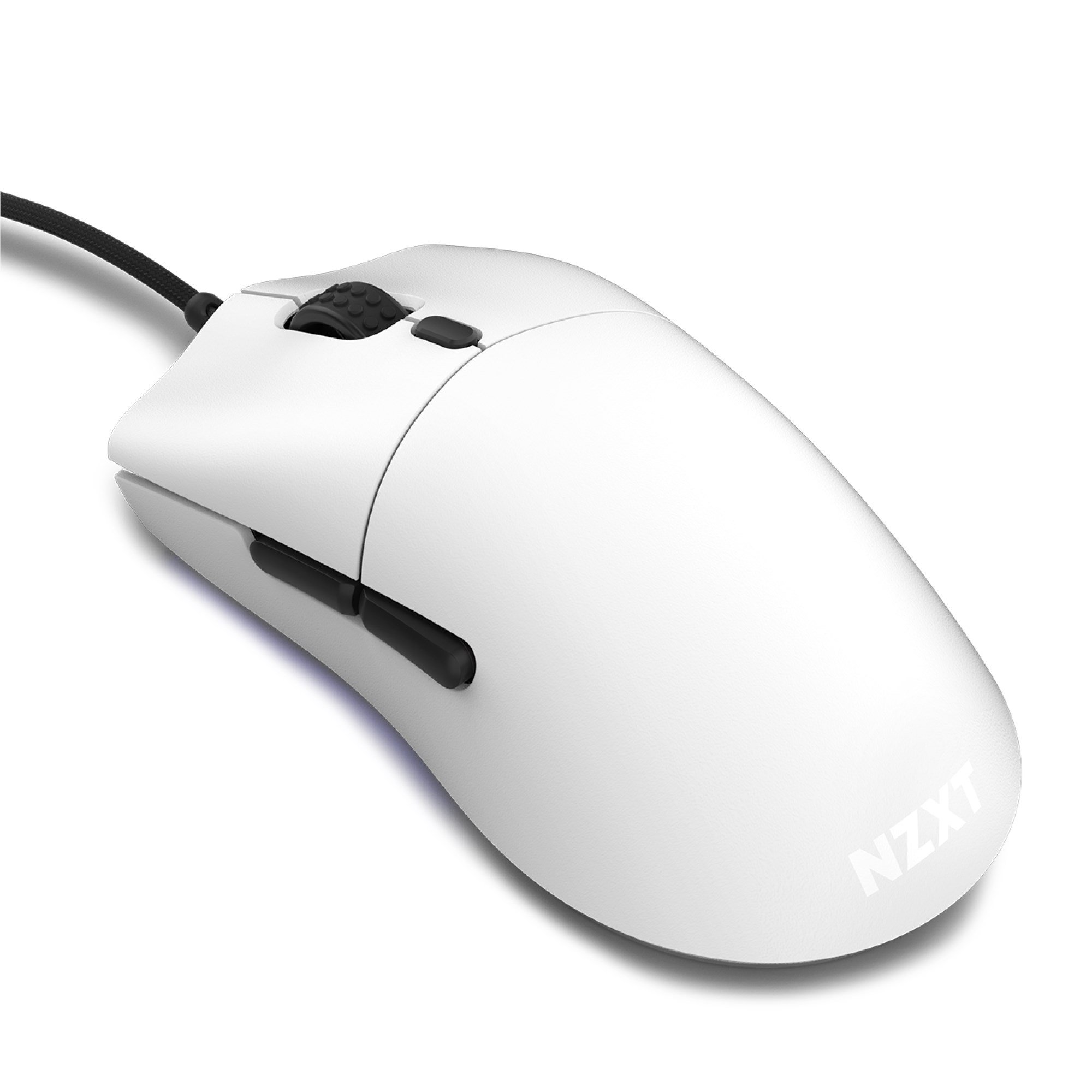 NZXT Lift Lightweight Ambidextrous Gaming Mouse, White - MS-1WRAX-WM | CCL