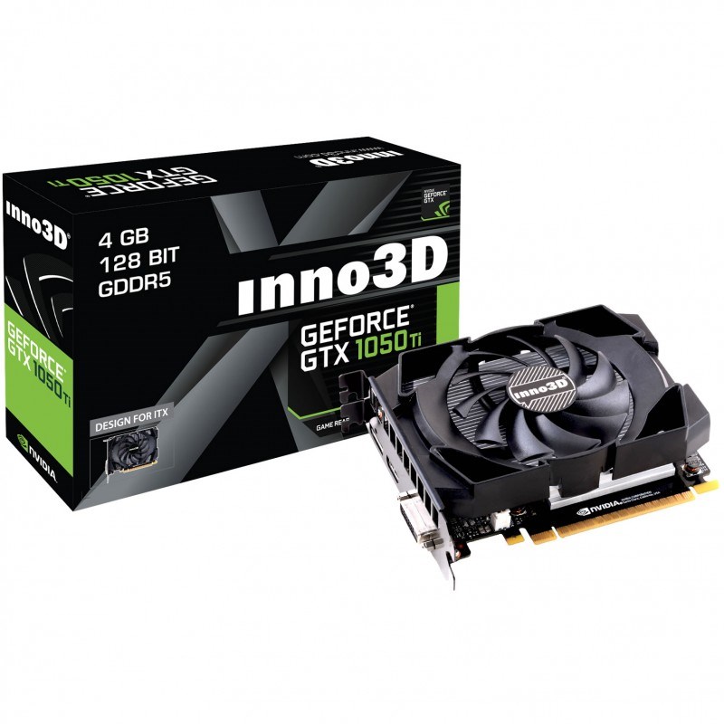 INNO3D GeForce GTX 1050 Ti Compact X1 4GB Card - N105T-1SDV-M5CM | CCL ...