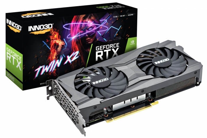 INNO3D GeForce RTX 3060 Twin X2 12GB GPU - N30602-12D6-119032AH | CCL