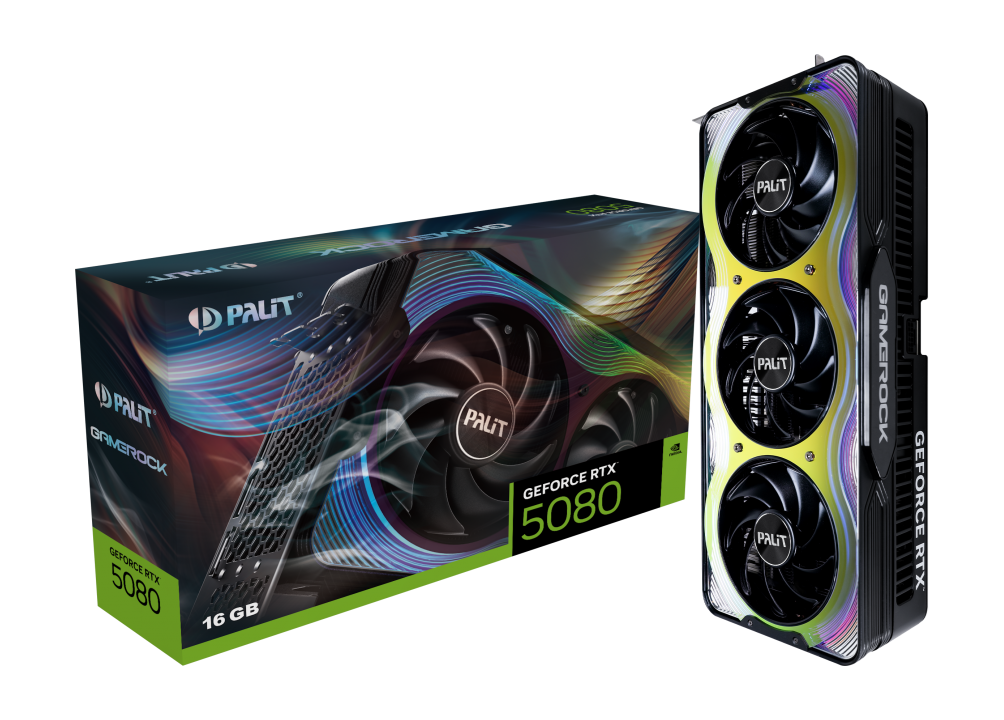 Palit GeForce RTX 5080 GameRock 16GB GDDR7 Graphics Card