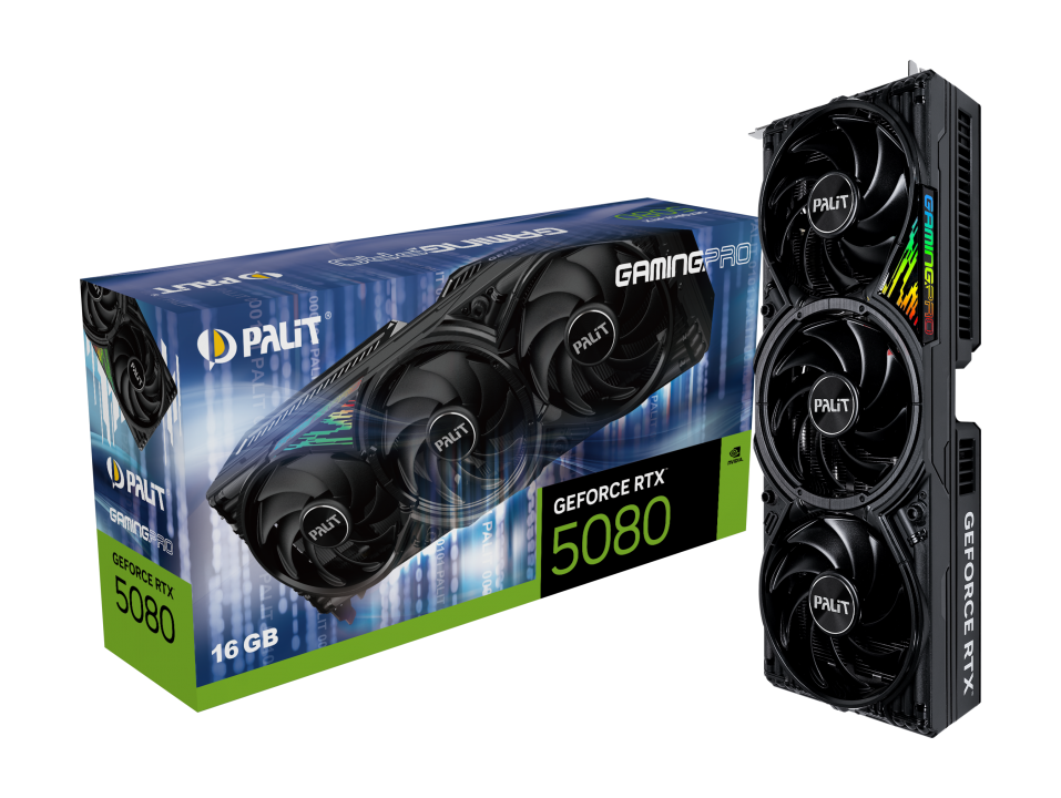 Palit GeForce RTX 5080 GamingPro 16GB GDDR7 Graphics Card