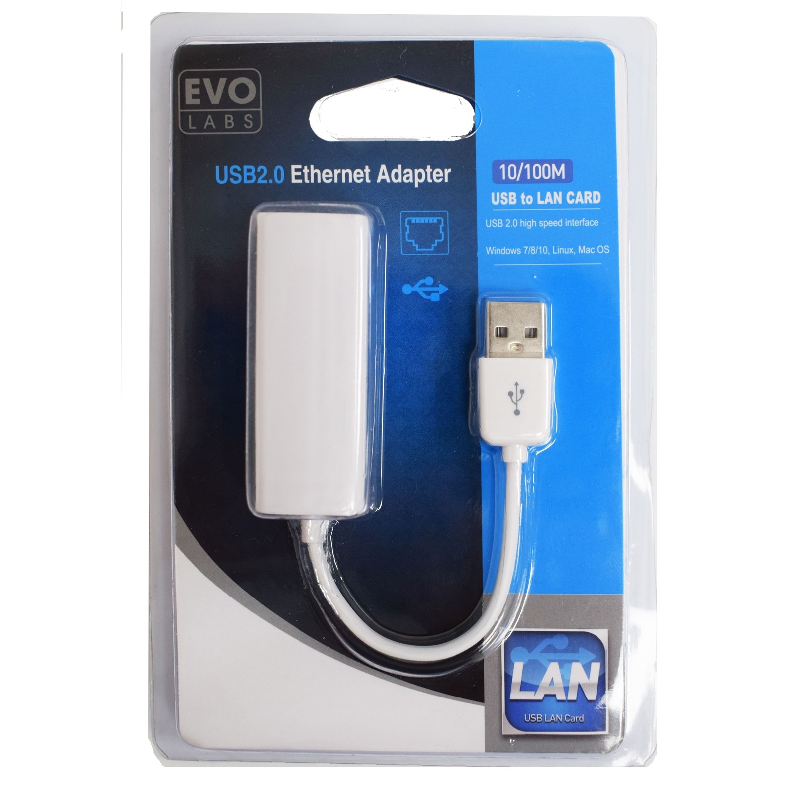 Photos - Network Card Evo Labs NPEVO-SB2ETH USB 2.0 Ethernet Adapter