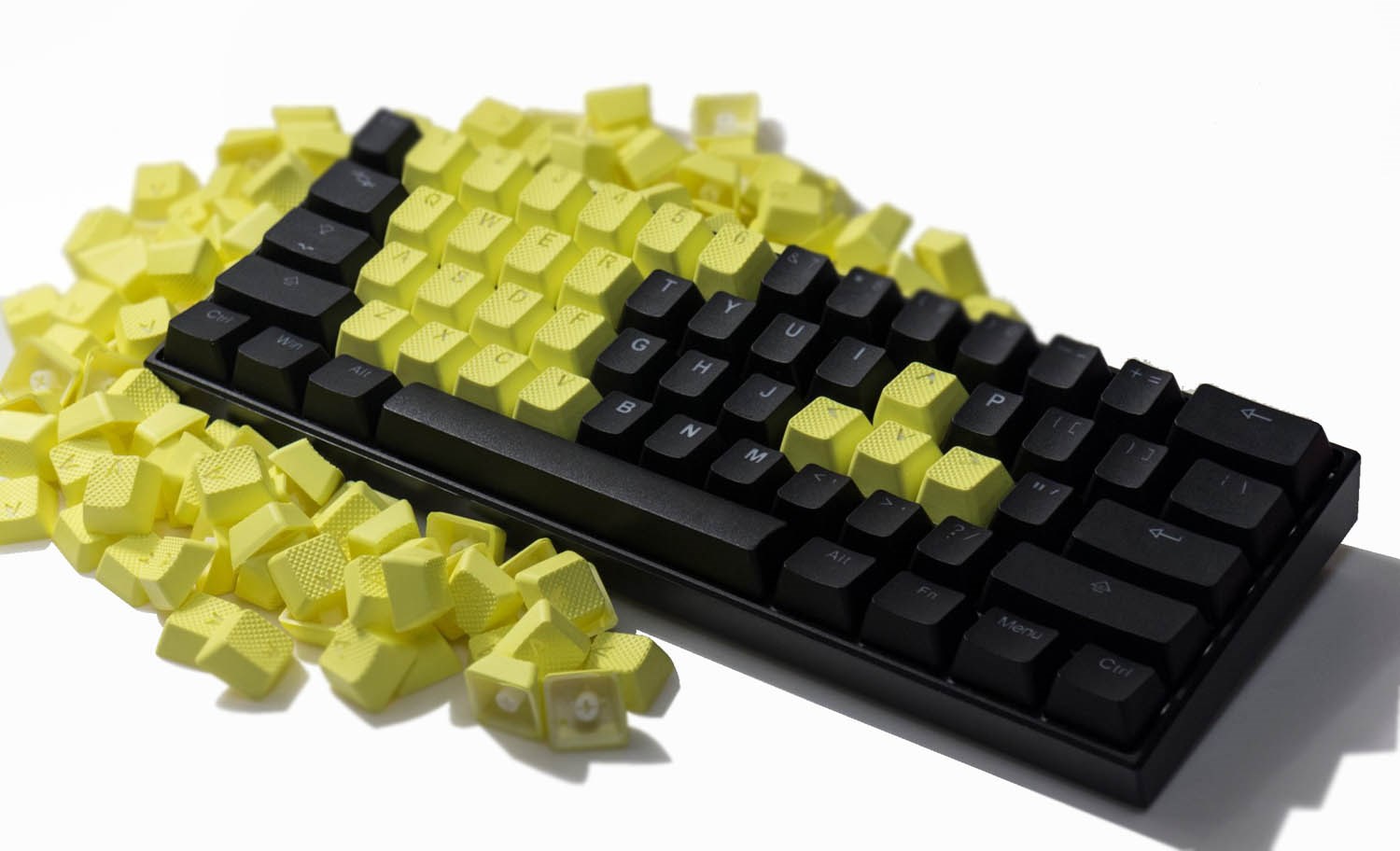 neon yellow keycaps