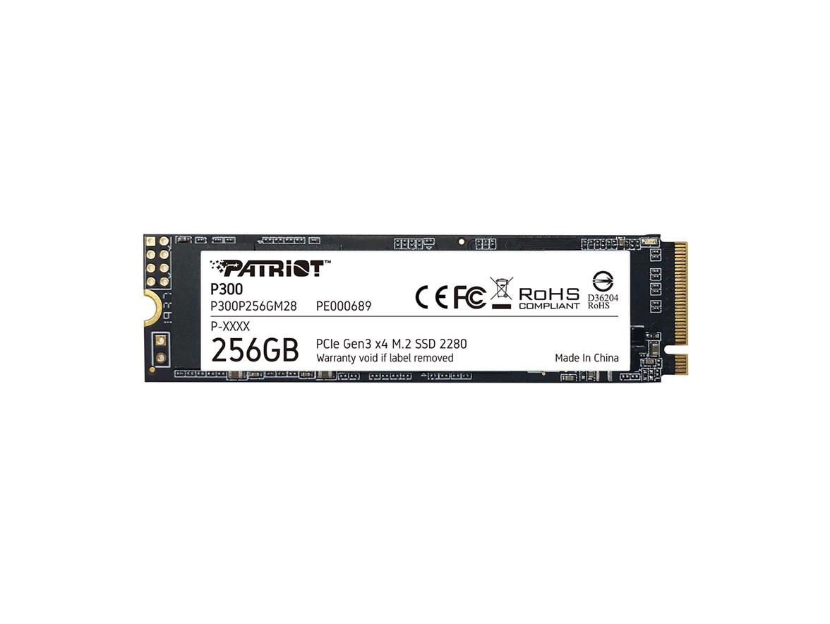 Patriot P300 256GB M.2-2280 PCIe 3.0 x4 NVMe SSD - P300P256GM28 | CCL