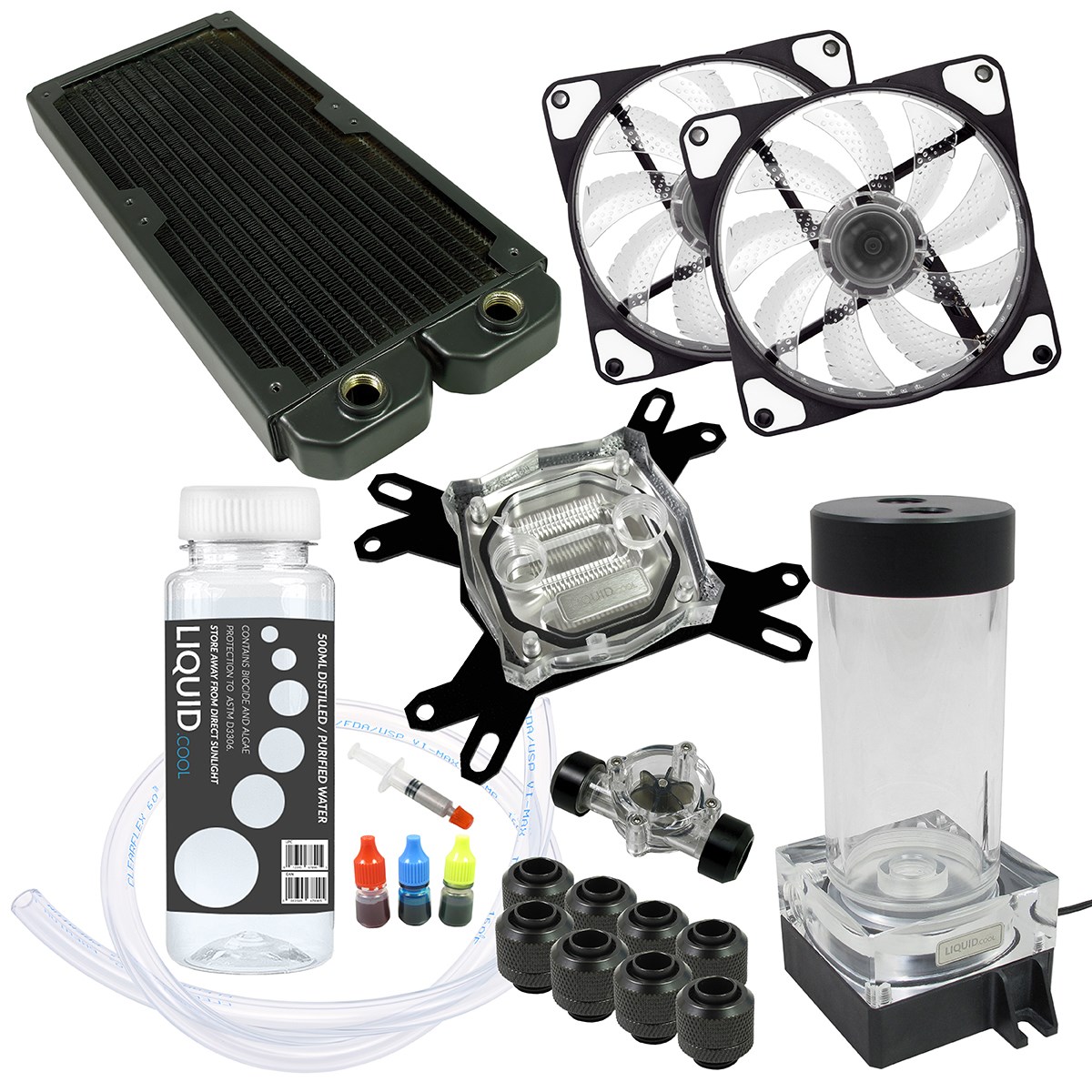 Water cooling kits. Cylinder СП 62.00 mm 162мм Liquid Cooling. DIY Water PC Cooler. Afeco7025ss Vortex Cooler. DIY Water Cooler for smartphone.