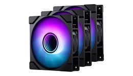 Phanteks M25 Gen2 120mm High-Airflow DRGB PWM Triple Fan Pack in Black