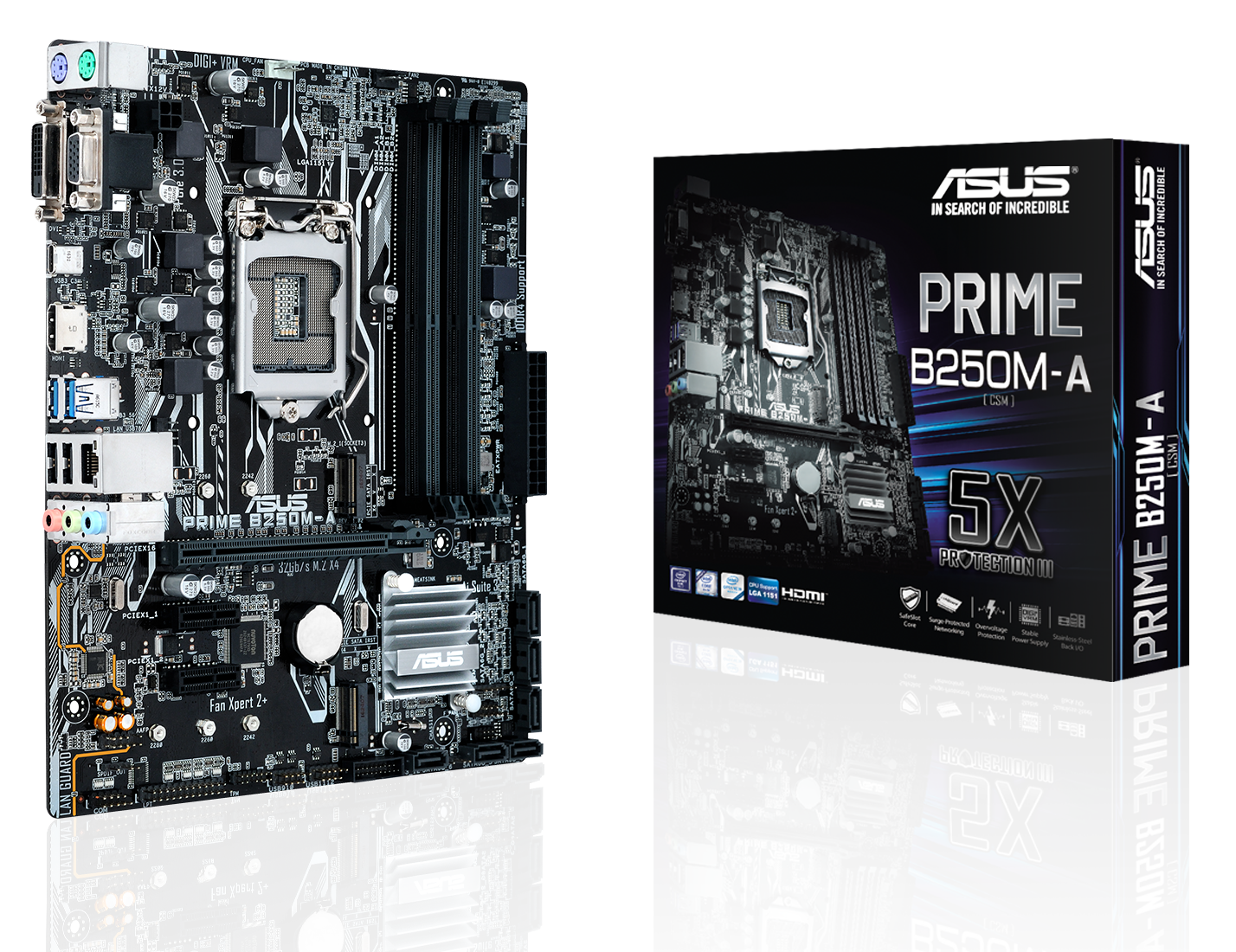 Asus Prime B250m-a Csm Intel Socket 1151 - 90mb0sr0-m0eayc 