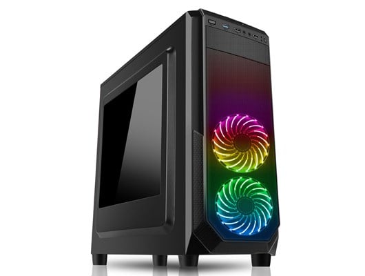 CiT Prism Mid Tower Gaming Case - PRISM BLACK RGB | CCL Computers