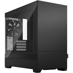 Fractal Design Pop Mini Silent Mid Tower Case in Black, ATX support, Tempered Glass Side Panel