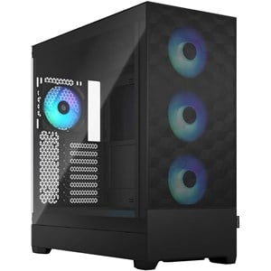 Fractal Design Pop XL Air RGB Full Tower Case in Black, ATX support, Tempered Glass Side Panel