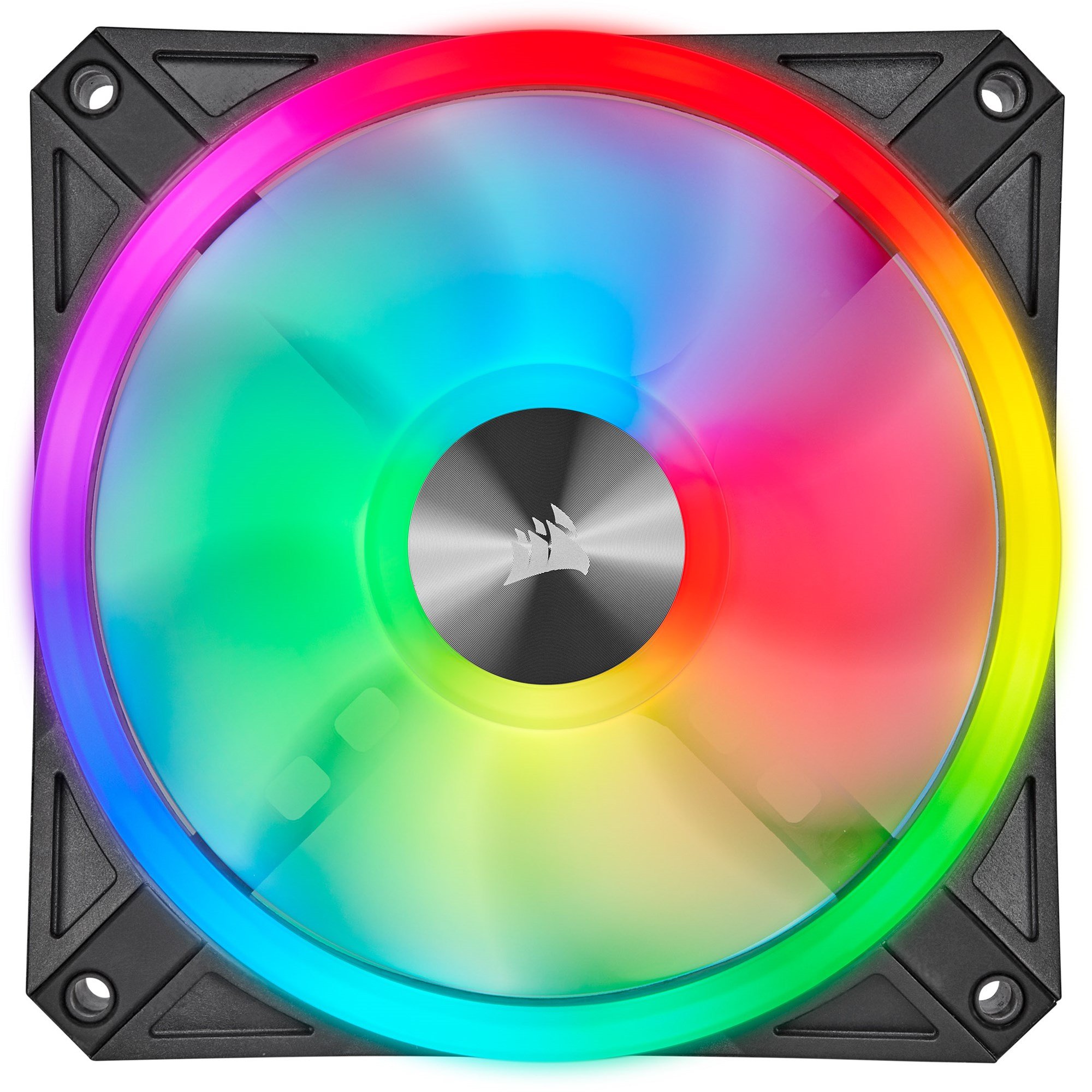 Corsair iCUE QL120 RGB 120mm PWM Triple Fan Kit with Lighting Node