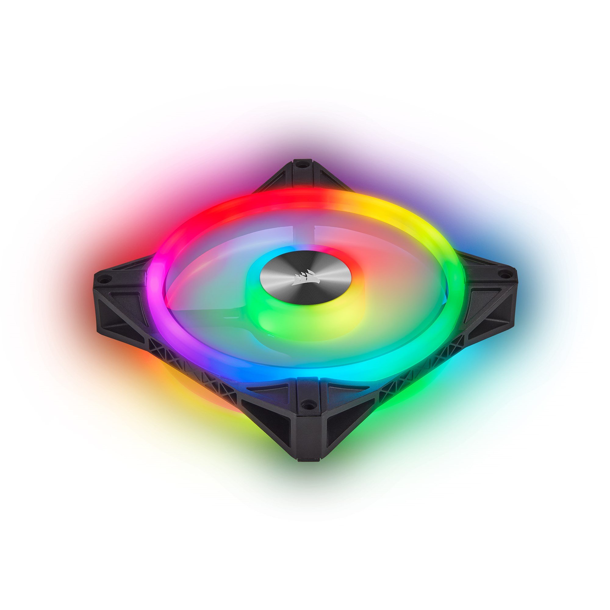 Corsair iCUE QL120 RGB 120mm PWM Triple Fan Kit with Lighting Node