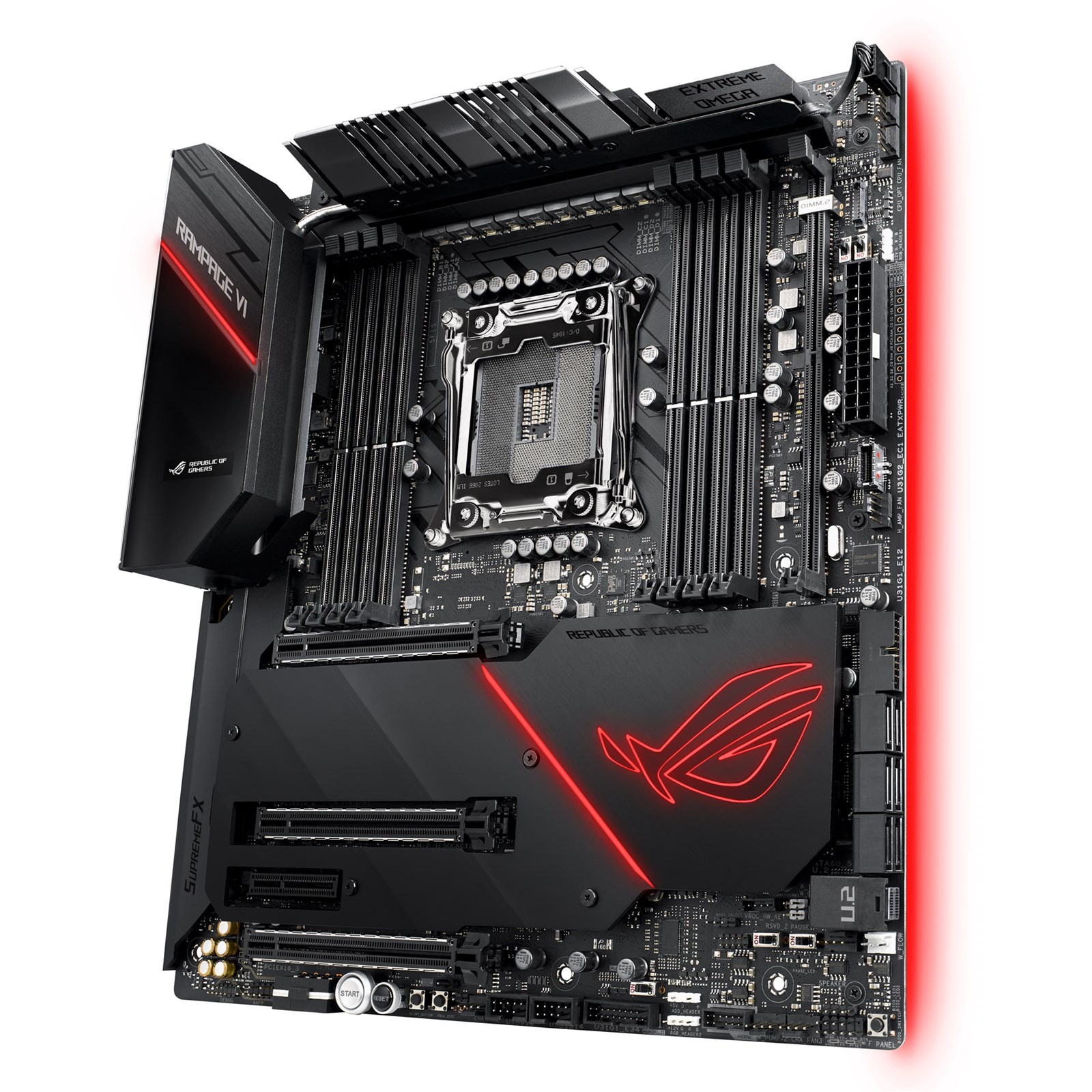 ASUS ROG Rampage VI Extreme Omega Motherboard - 90MB0ZJ0-M0EAY0 | CCL ...