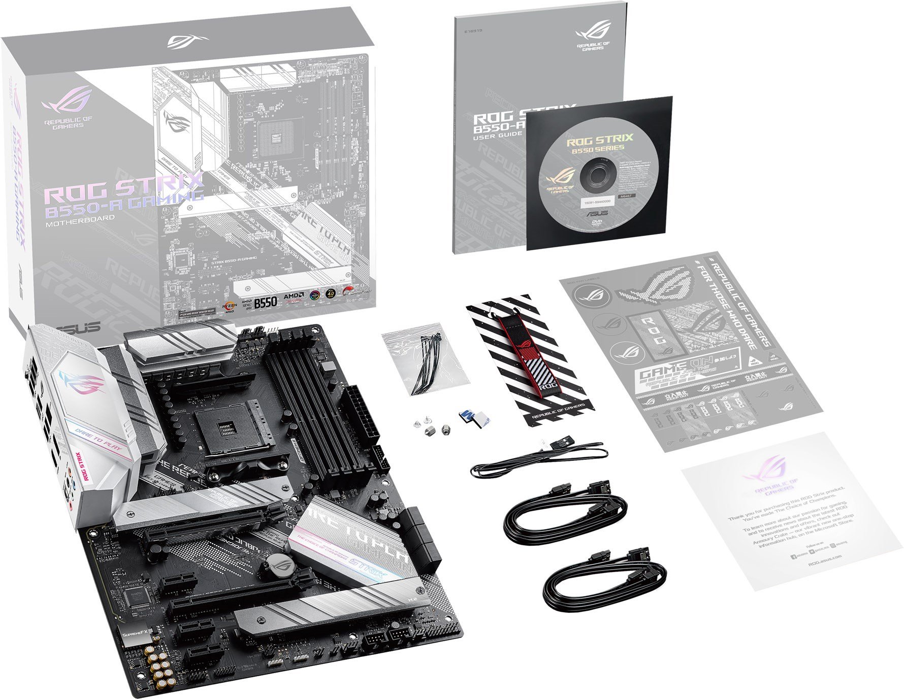 ASUS ROG Strix B550-A Gaming AMD Socket AM4 Motherboard - ROG