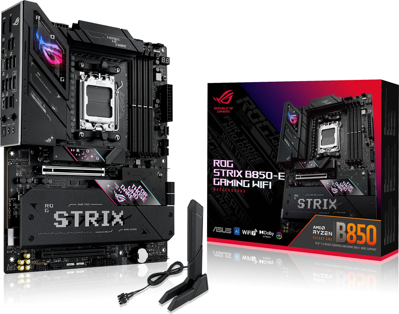 ASUS ROG Strix B850-E Gaming WiFi ATX Motherboard For AMD AM5 CPUs