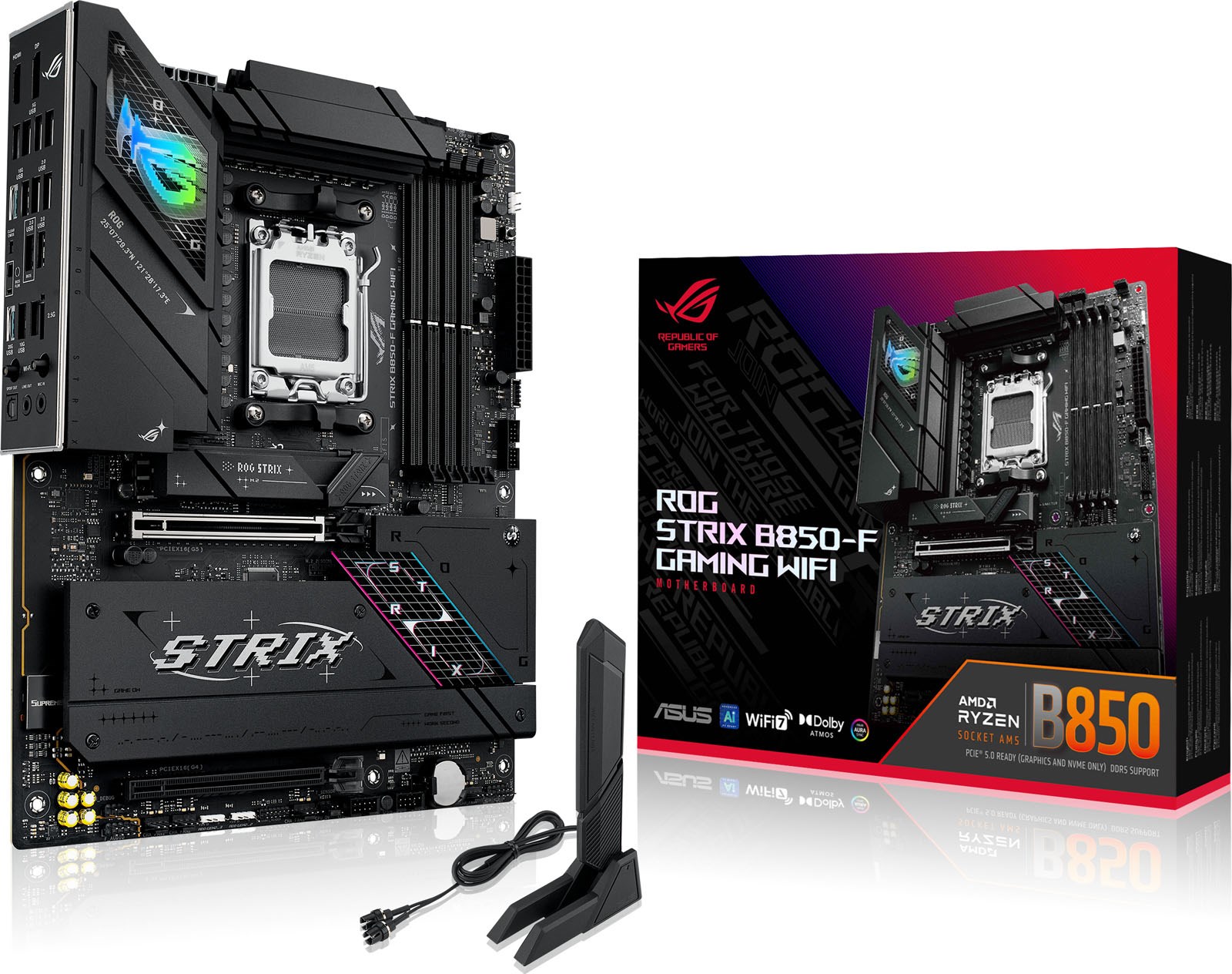 ASUS ROG Strix B850-F Gaming WiFi ATX Motherboard For AMD AM5 CPUs