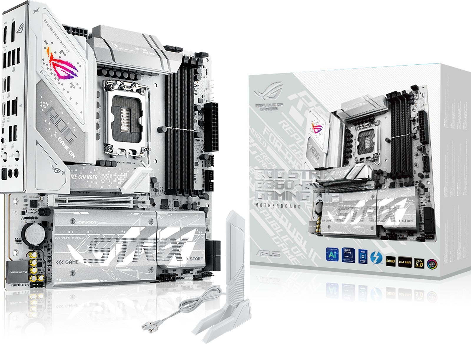 ASUS ROG Strix B860-G Gaming WiFi mATX Motherboard For Intel LGA1851 CPUs