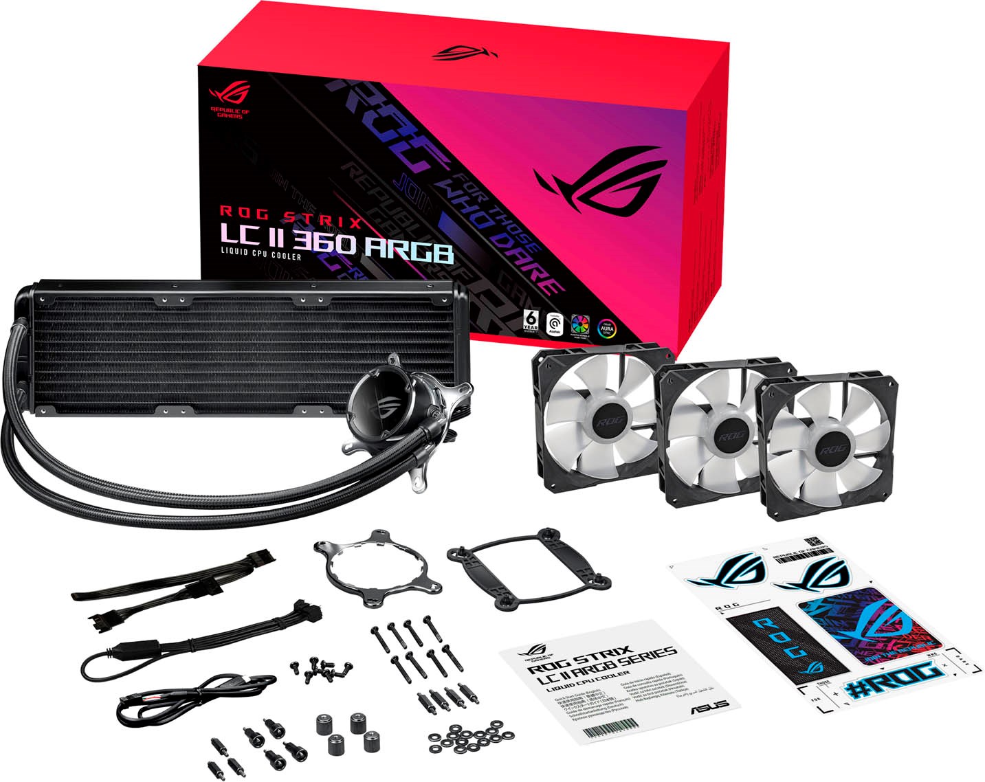 Asus ROG Strix LC II 360 ARGB 360mm AiO Liquid CPU Cooler