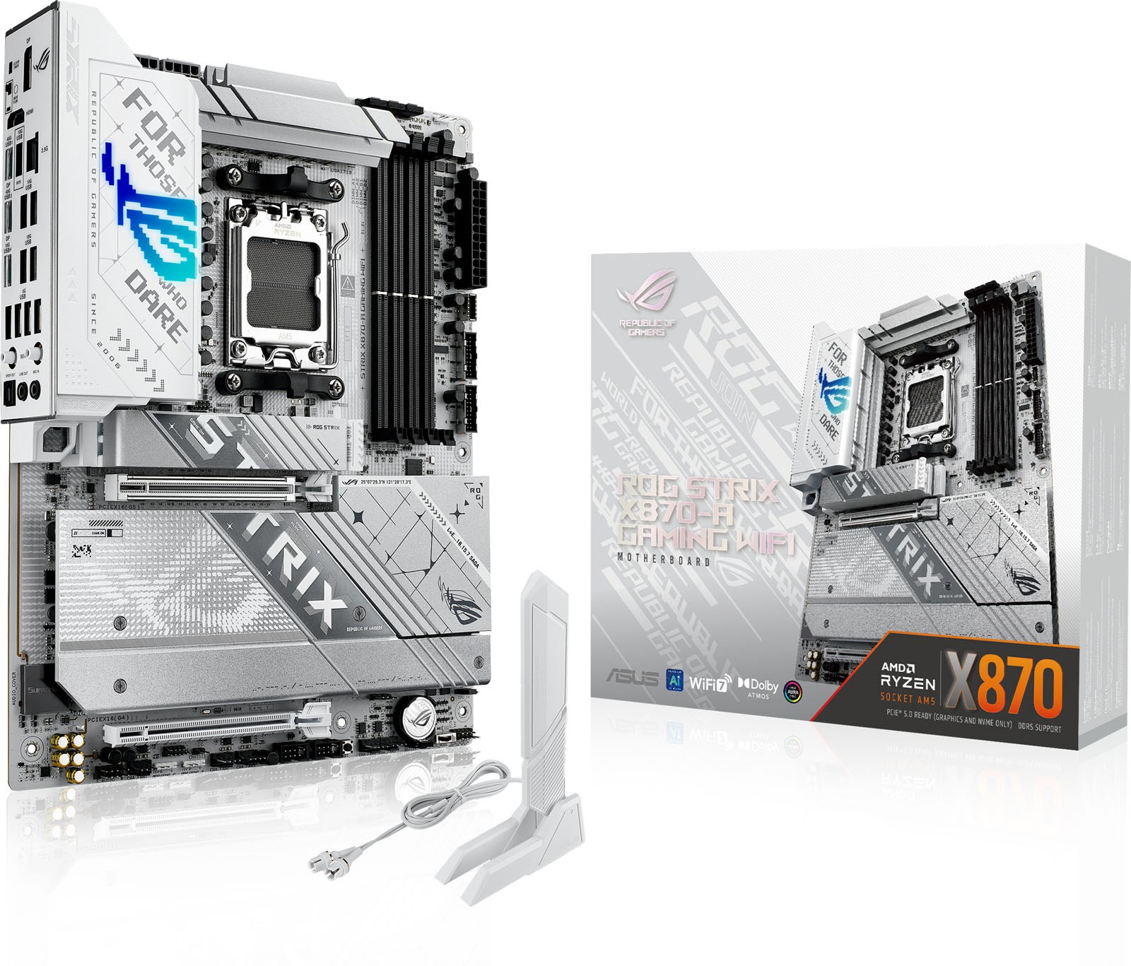 ASUS ROG Strix X870-A Gaming WiFi ATX Motherboard For AMD AM5 CPUs