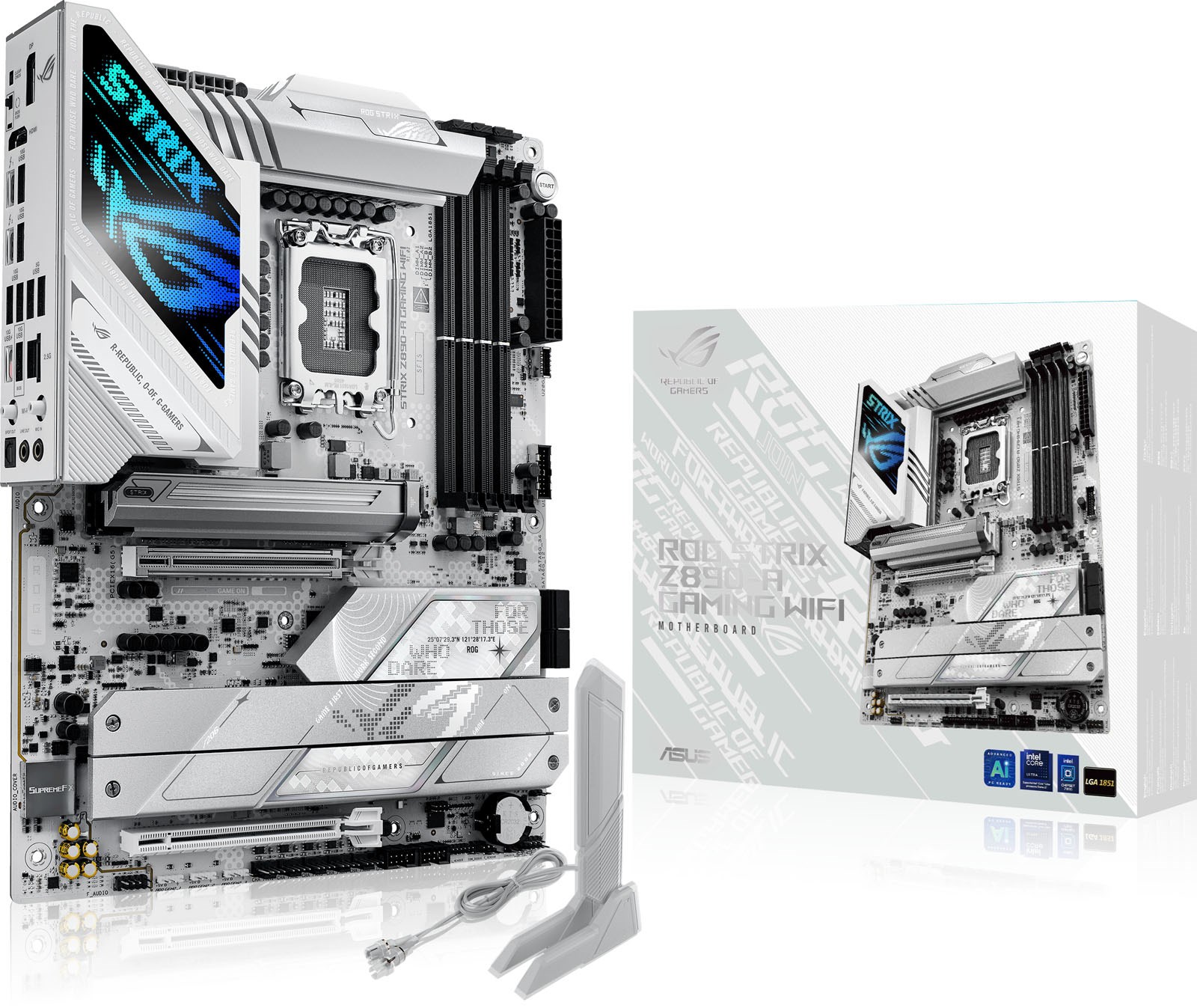 ASUS ROG Strix Z890-A Gaming WiFi ATX Motherboard For Intel LGA1851 CPUs