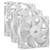 Corsair RS120 120mm PWM Triple Pack of Chassis Fans in White