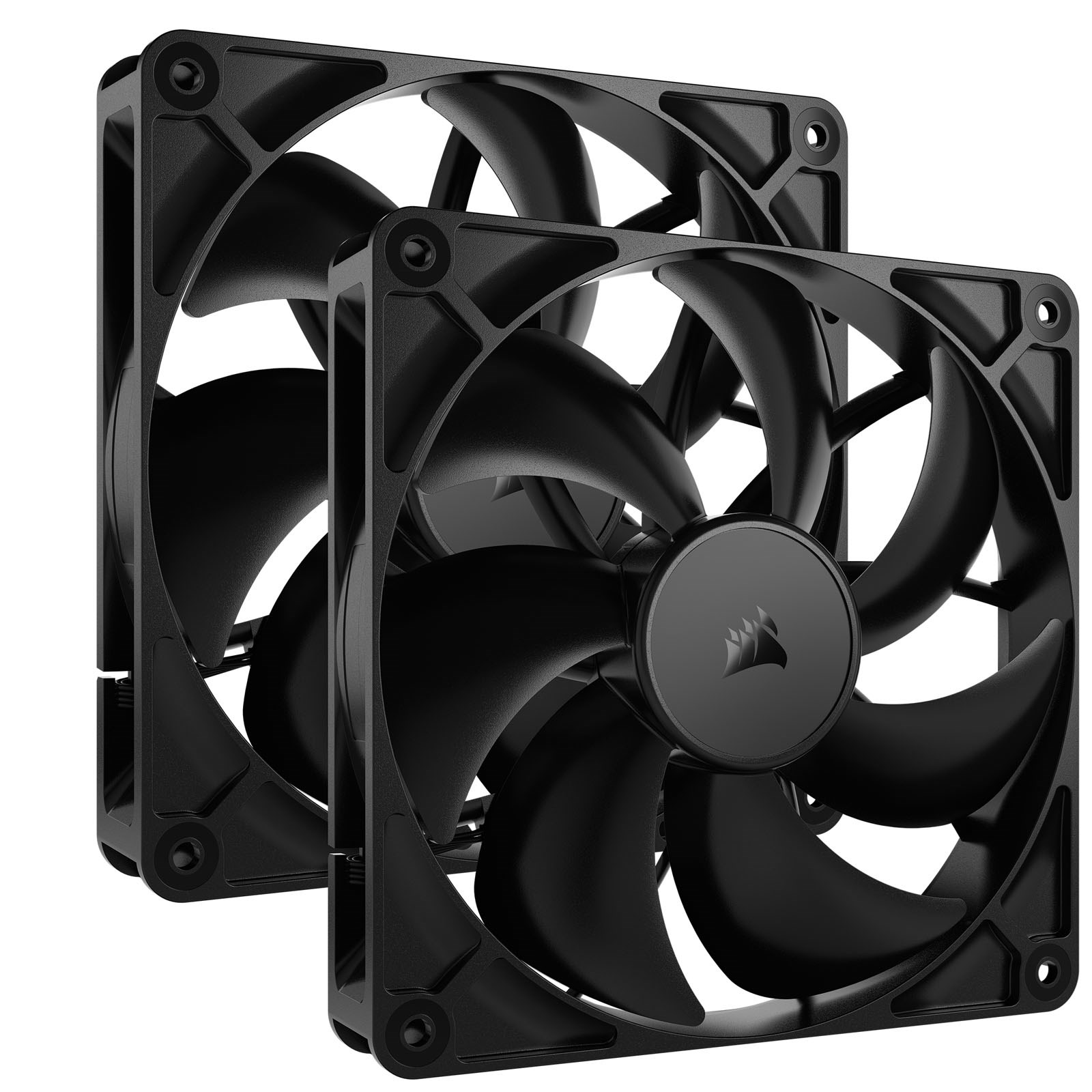 Corsair RS140 140mm PWM Dual Pack Of Chassis Fans In Black