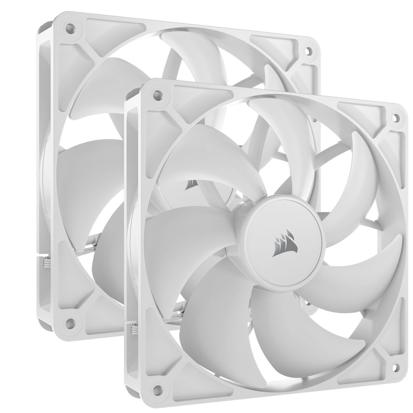 Corsair RS140 140mm PWM Dual Pack Of Chassis Fans In White