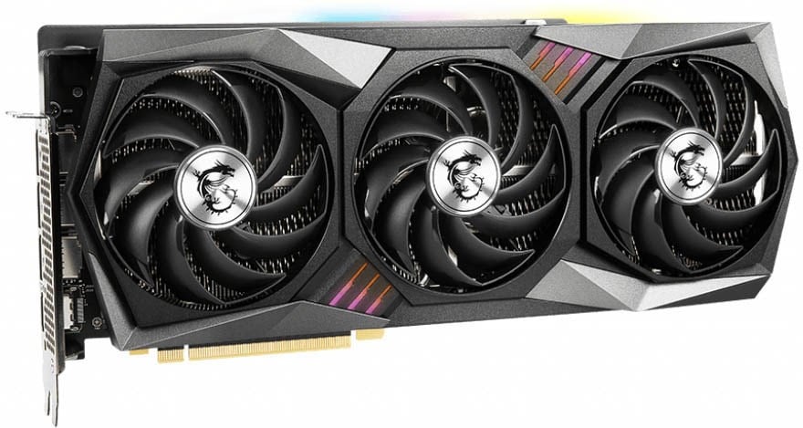 MSI GeForce RTX 3080 GAMING Z TRIO LHR 10GB OC GPU - RTX 3080