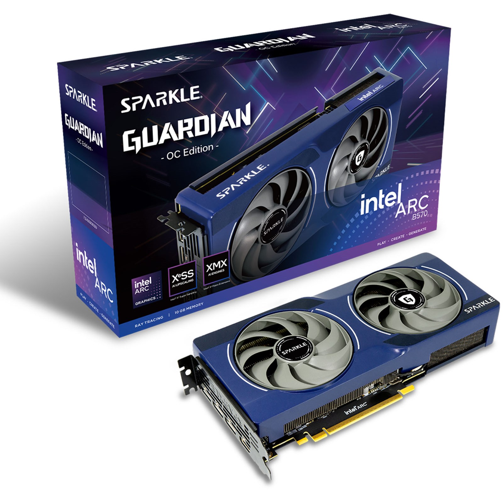 Sparkle Arc B570 GUARDIAN OC 10GB GDDR6 Graphics Card