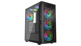 Vida Sirocco V2 Mid Tower Gaming Case - Black 