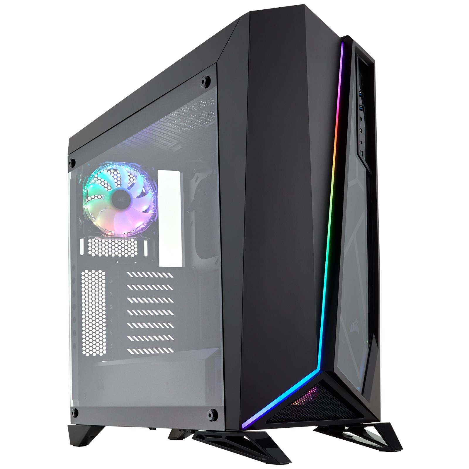 Corsair Carbide SPEC-OMEGA RGB Gaming Case - Black - CC-9011140-WW ...