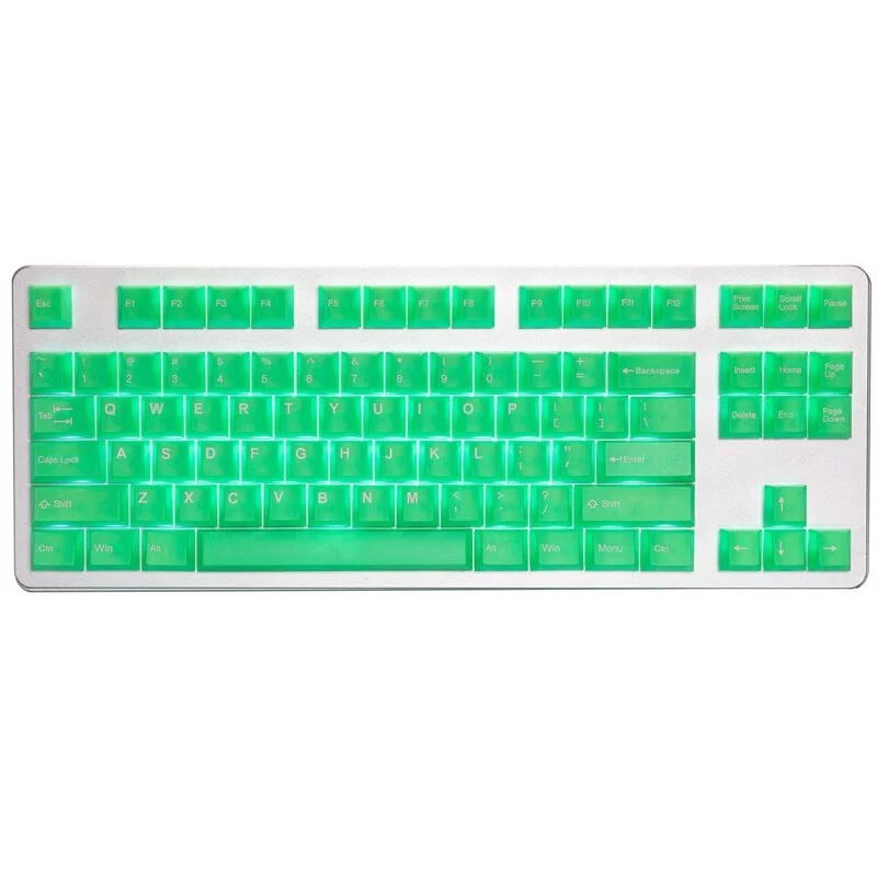 Photos - Other for Computer Tai-Hao Translucent Cubic ABS 152 Keycap Set - Slime Sprout T31GT102
