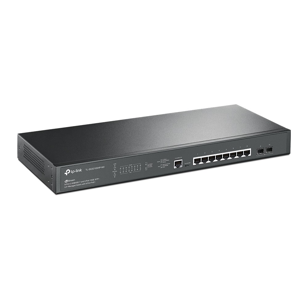 TP-Link JetStream 8-Port 2.5GbE Desktop Switch - TL-SG3210XHP-M2 | CCL