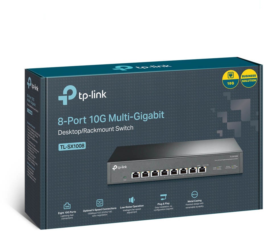 TP-Link TL-SX1008 8-Port 10GbE Desktop Switch - TL-SX1008 | CCL